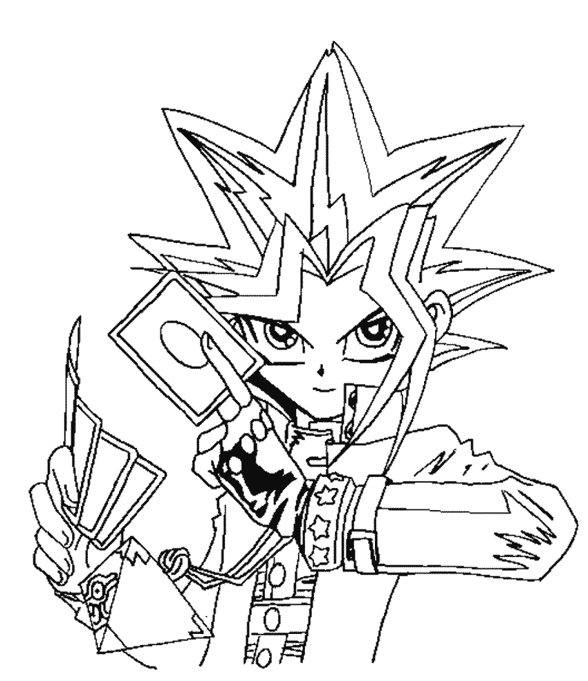 Coloriage Yu-Gi-Oh