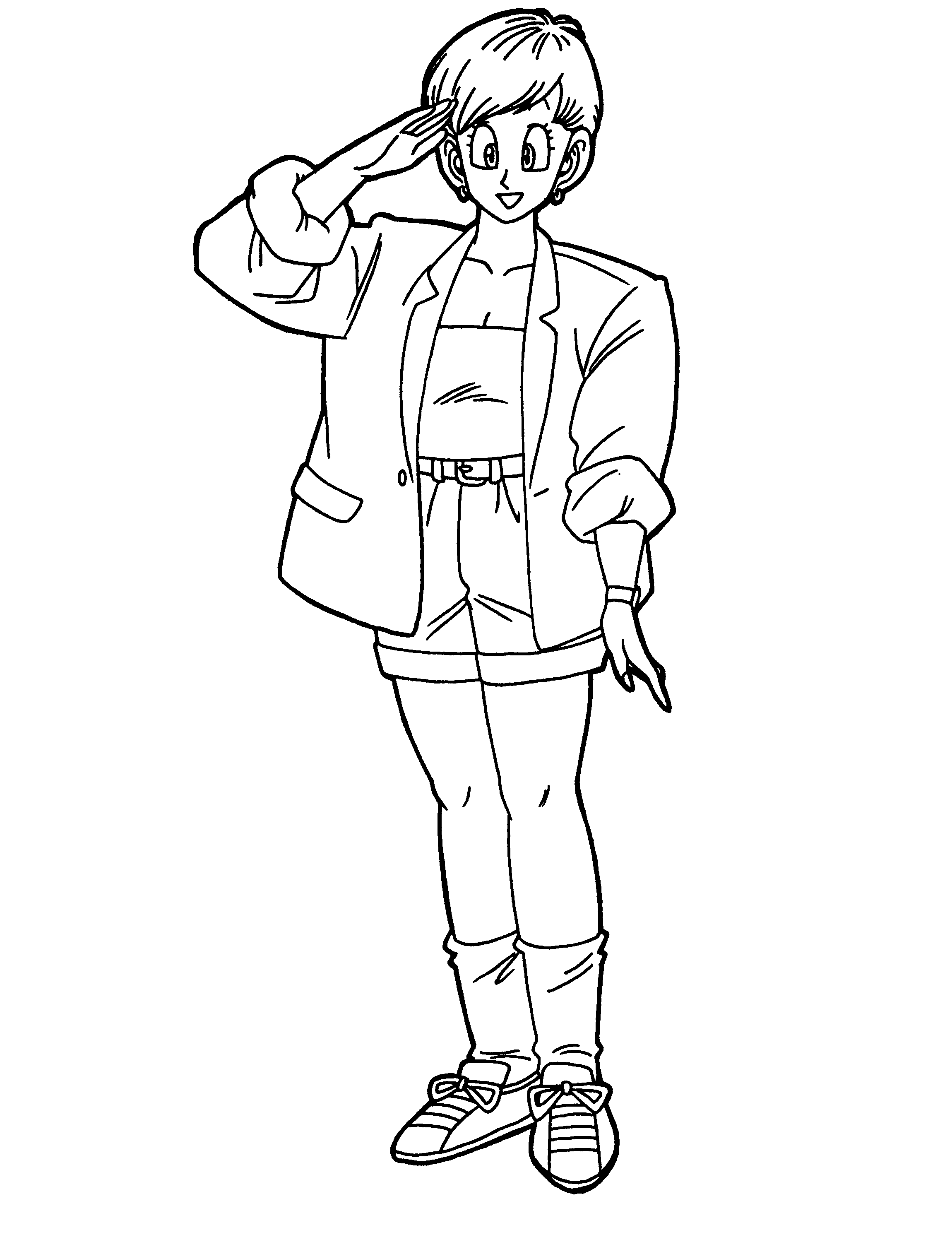 Coloriage Bulma