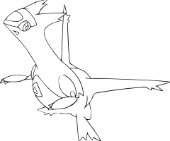 Coloriage Latias