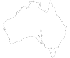 Carte Australie