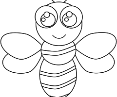 Coloriage abeille